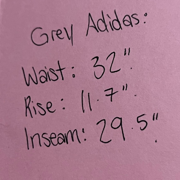 ❌SOLD❌ Adidas Vintage Grey Sweatpants - Picture 5 of 5